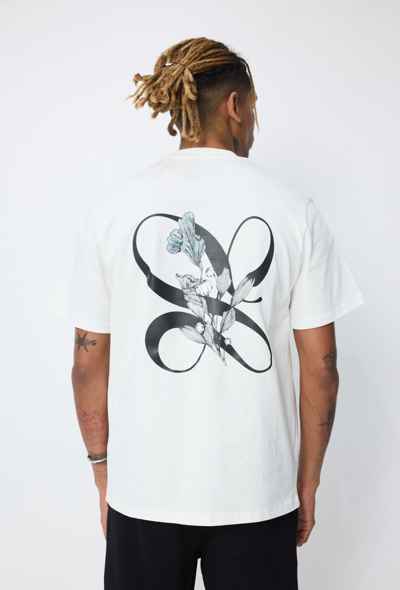 T-shirt Milano flore blanc – Style Urbain et Minimaliste