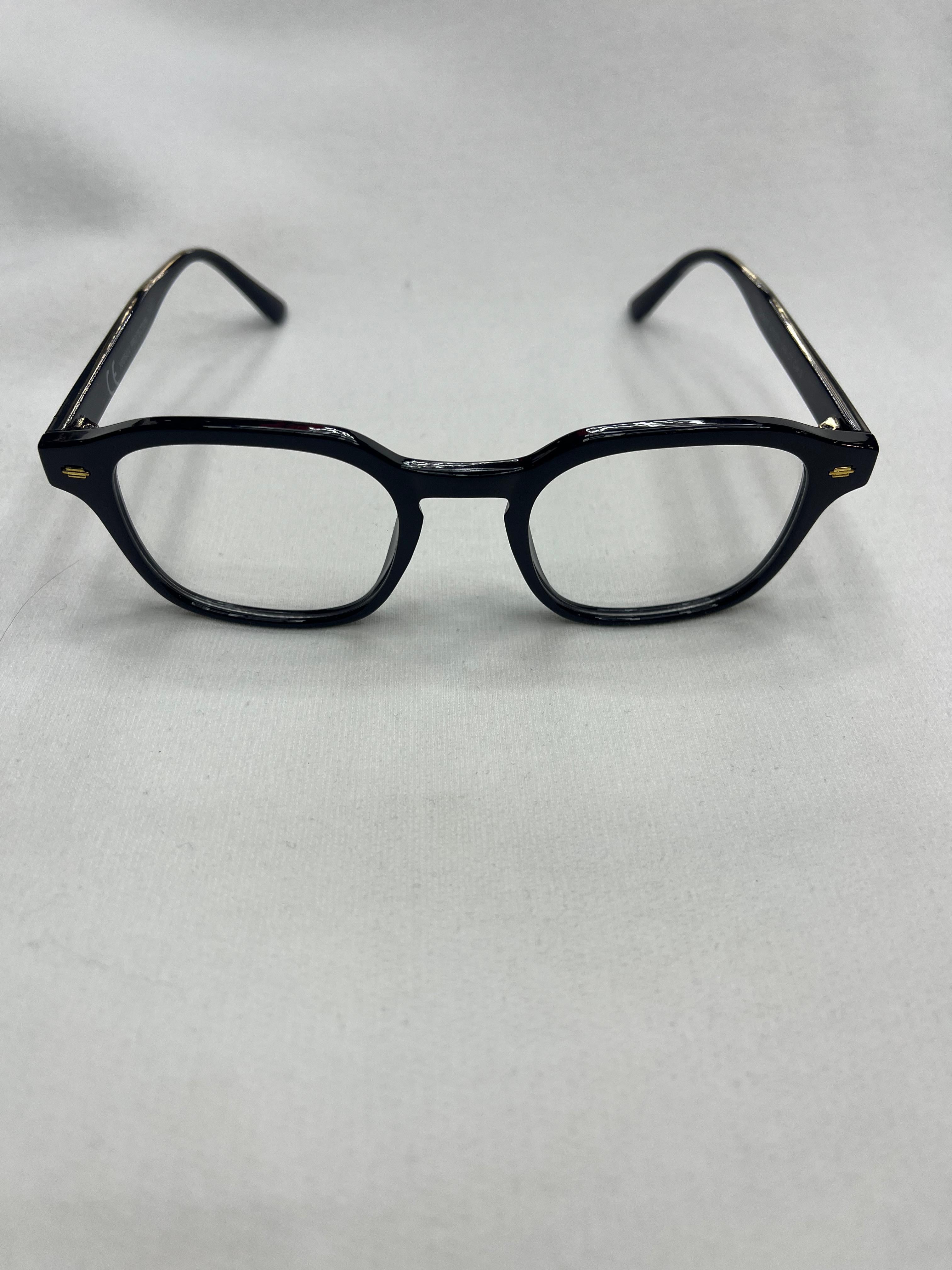 Lunettes TIMAL Gold Noir transparente