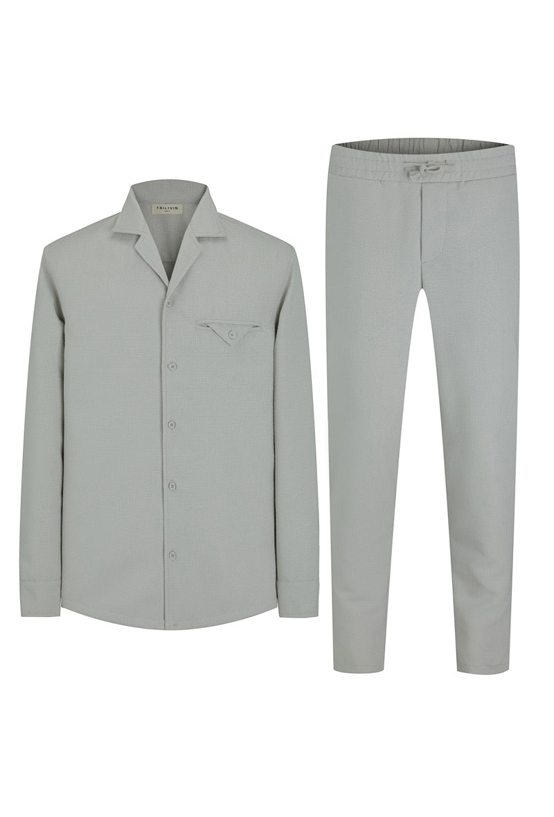 Ensemble Pantalon Antonio Ferrara Gris – L’élégance à l’italienne