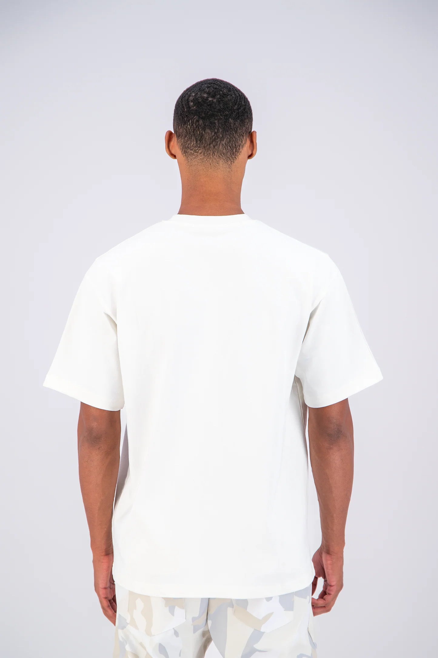 T-shirt LOVE Blanc - Coeur brodé Beige