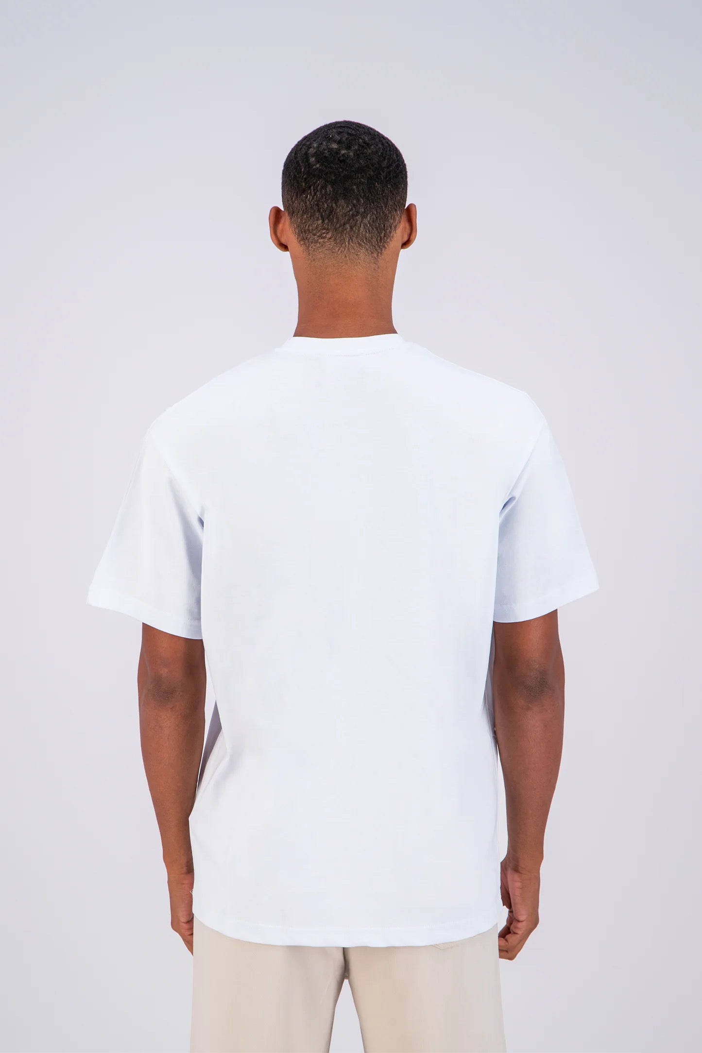 T-shirt LOVE Blanc - Coeur brodé Antracite