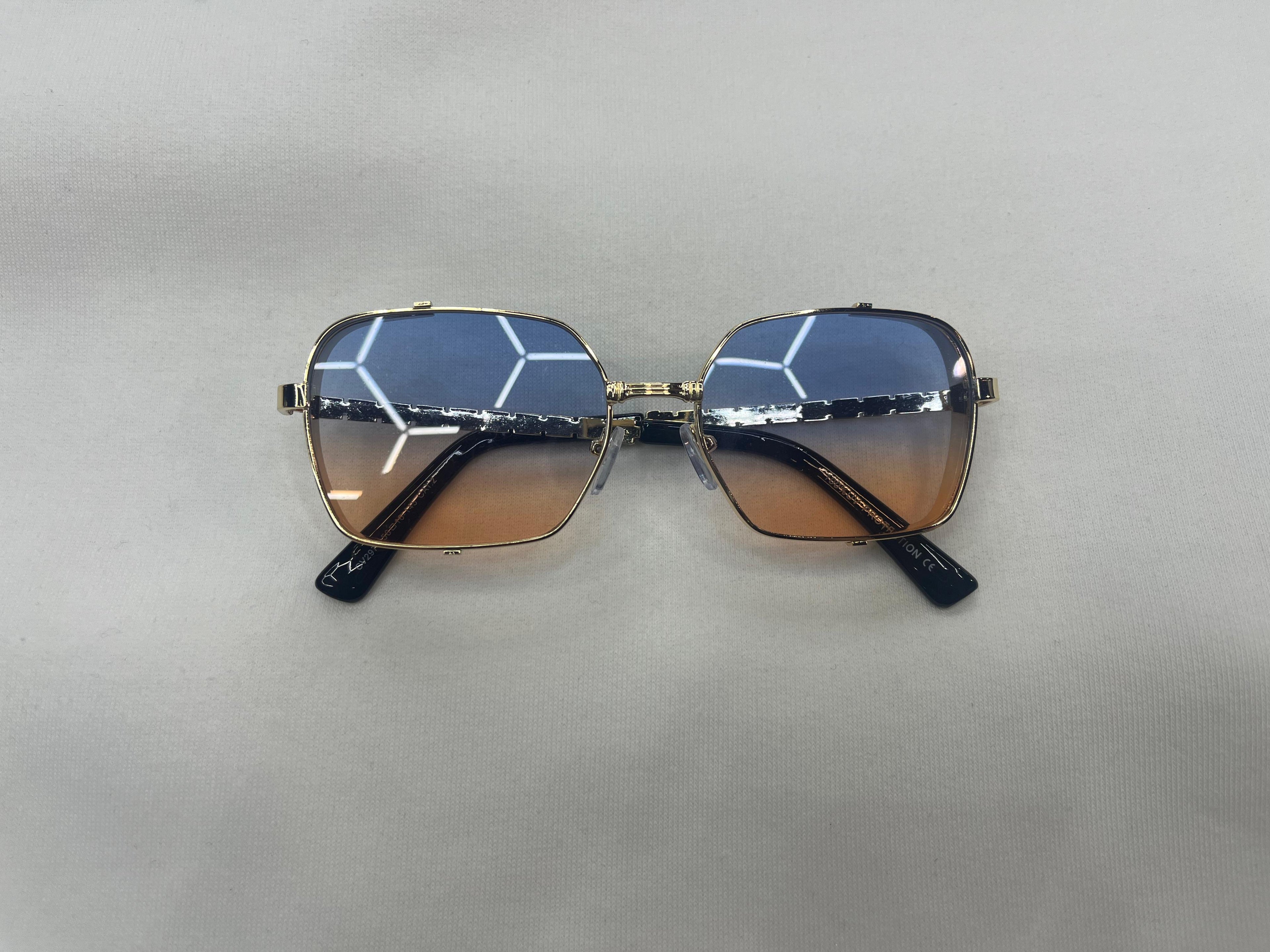 Lunettes KEBLACK bleu et beige