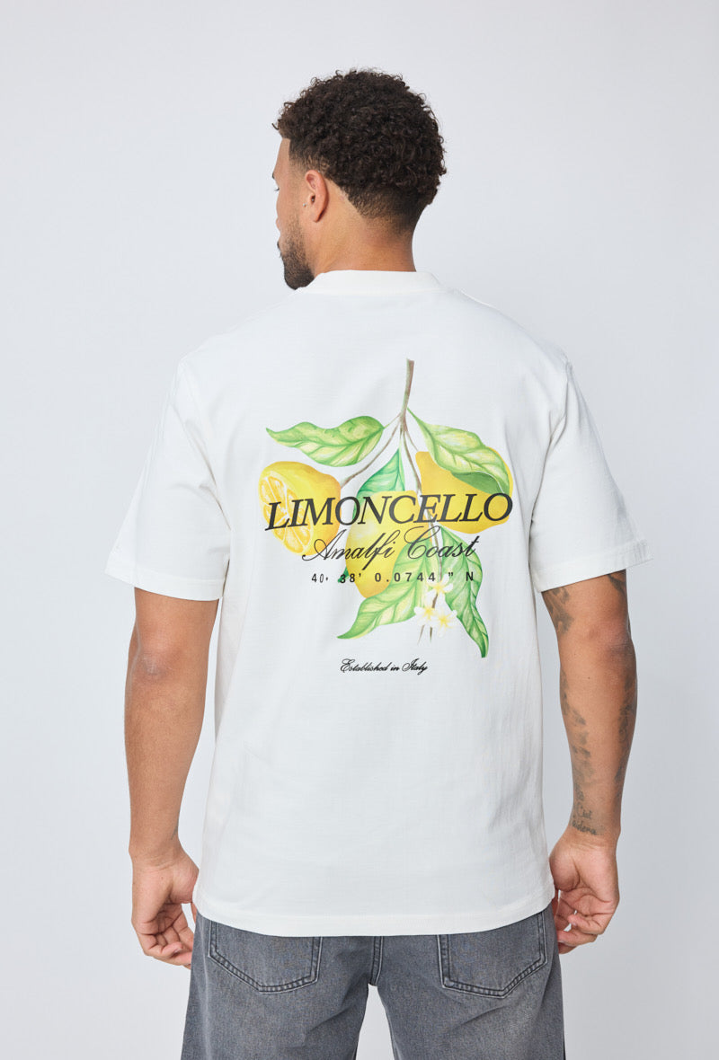 T-shirt Lemon Blanc – Style Urbain et Minimaliste