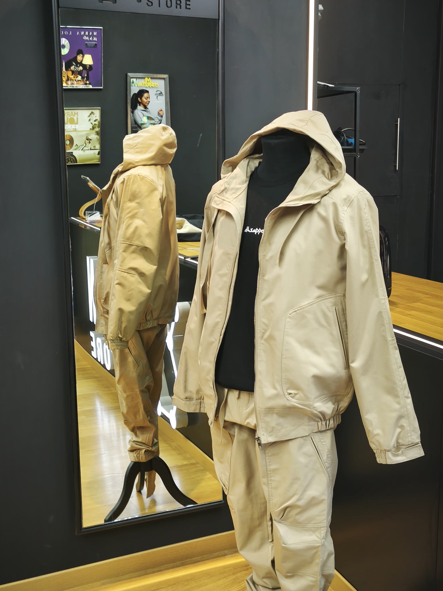 Ensemble TUPAC Beige - Loyal, Street en Capuche