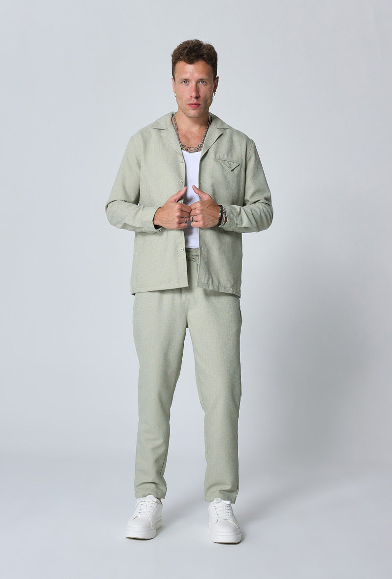 Ensemble Pantalon Antonio Ferrara Vert – L’élégance à l’italienne
