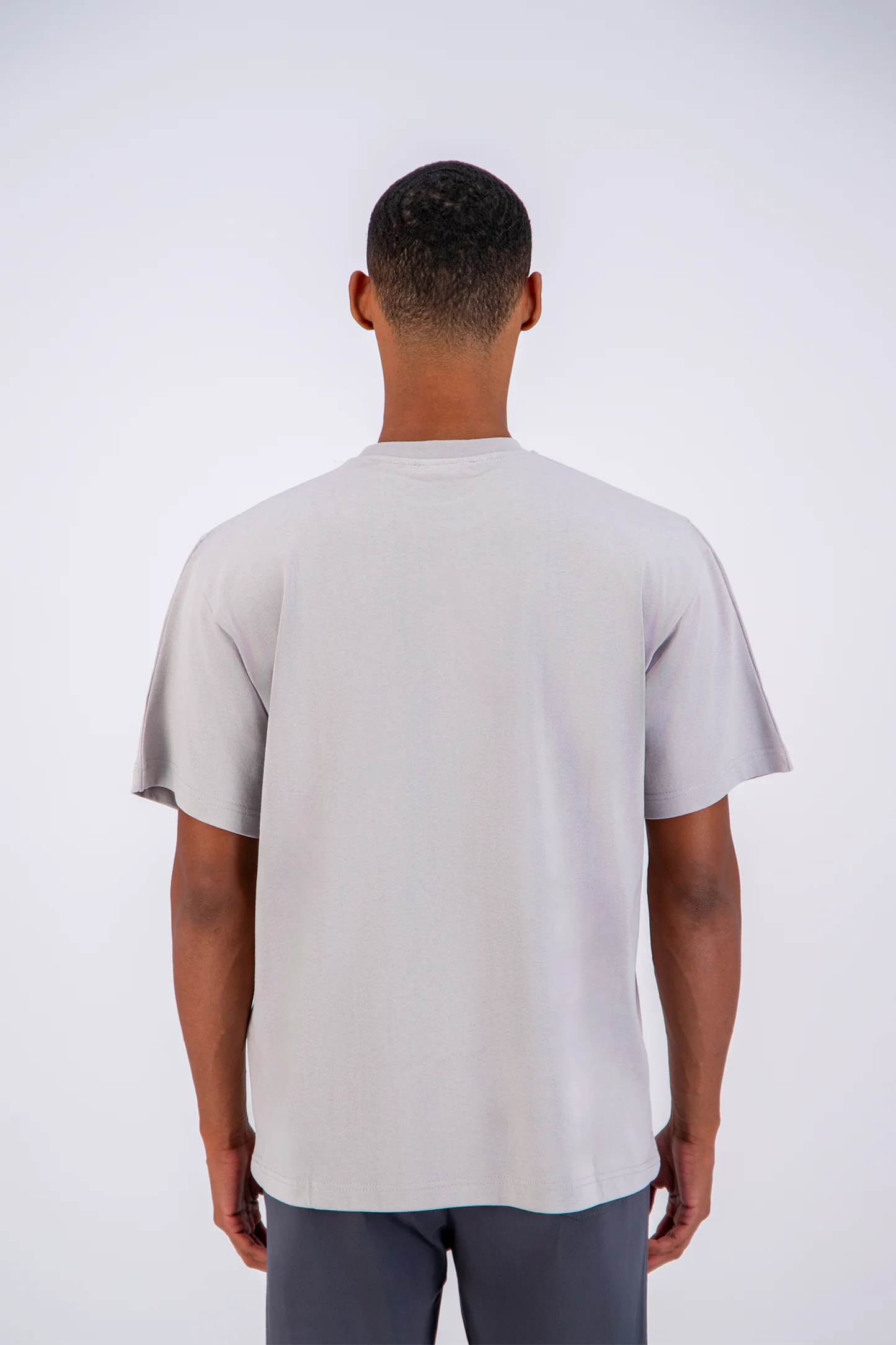 T-shirt LOVE Gris - Coeur brodé Blanc