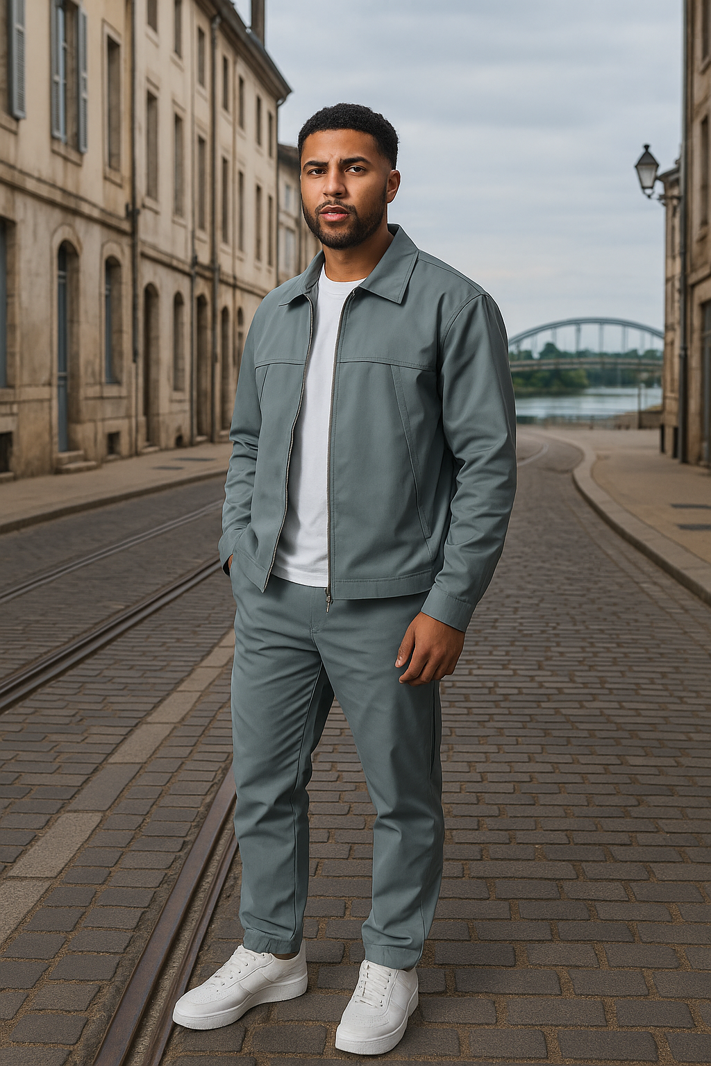 Ensemble MARLO Gris– Style & Prestance