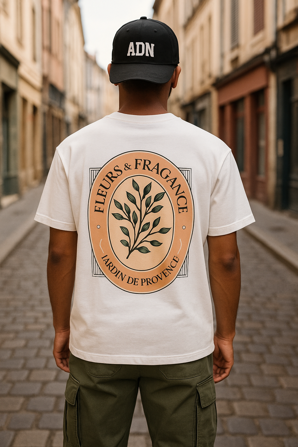 T-shirt Fleur Flagrance – Style Urbain et Minimaliste