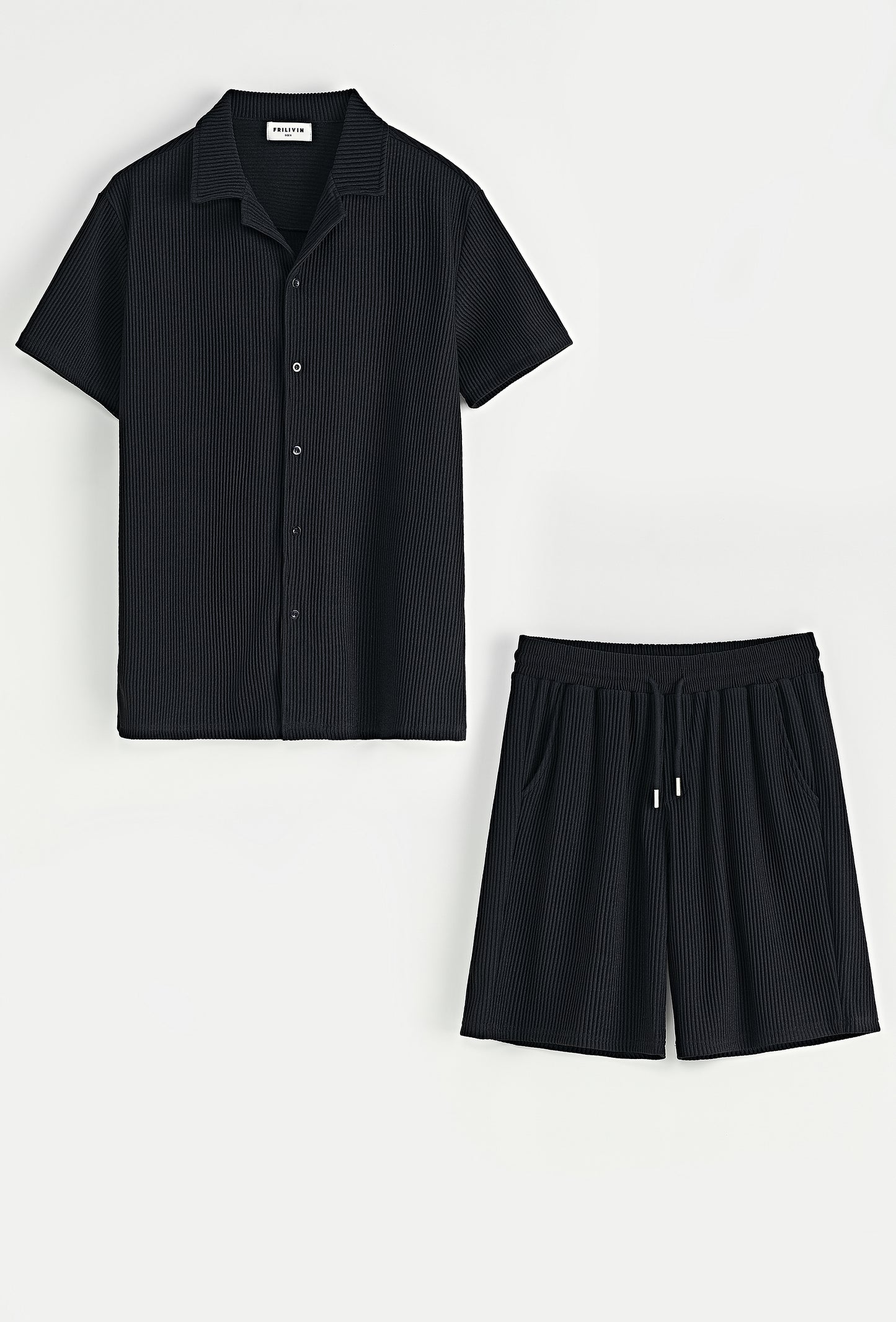 Ensemble Short Frank Abagnale Noir– Le calme du gentleman
