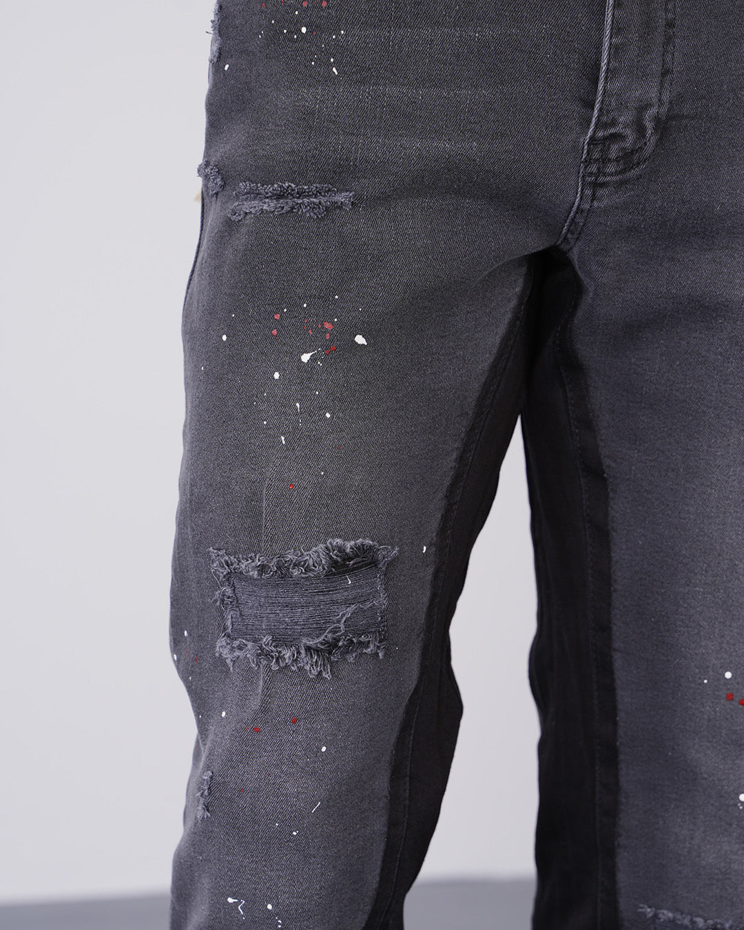 Jean Atlanta Edition – Denim Noir Streetwashed Straight