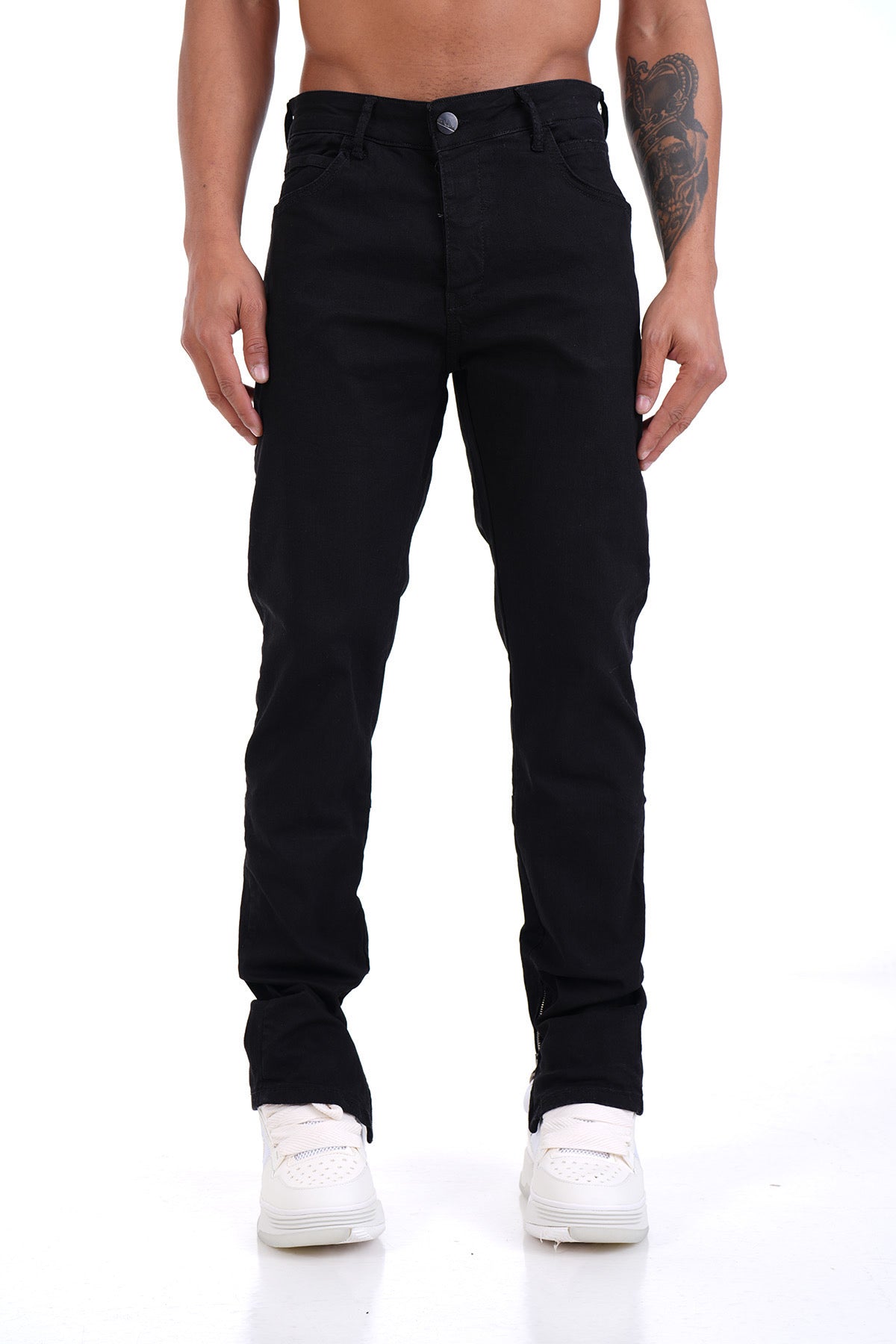 Jean Seattle Edition – Denim Noir Zippé Fit Slim