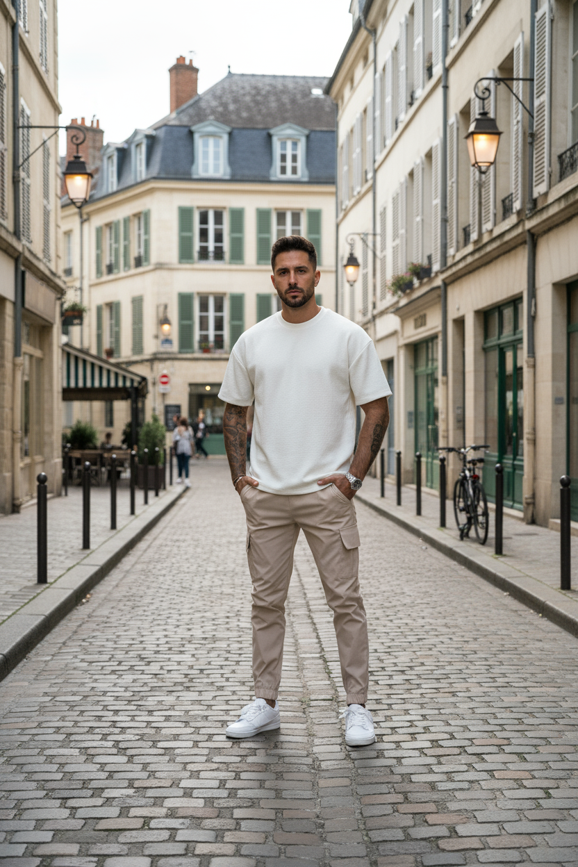 Cargo Moscou Beige – Silence, Réseau & Style