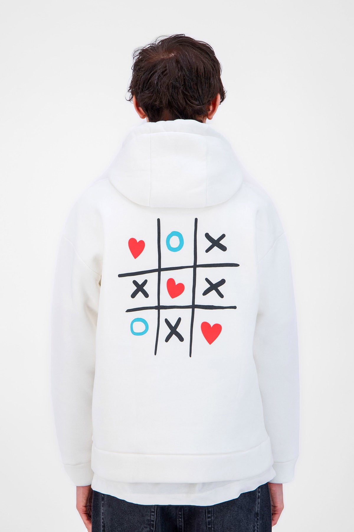 Sweat Love Win Blanc – Message fort et tendance streetwear
