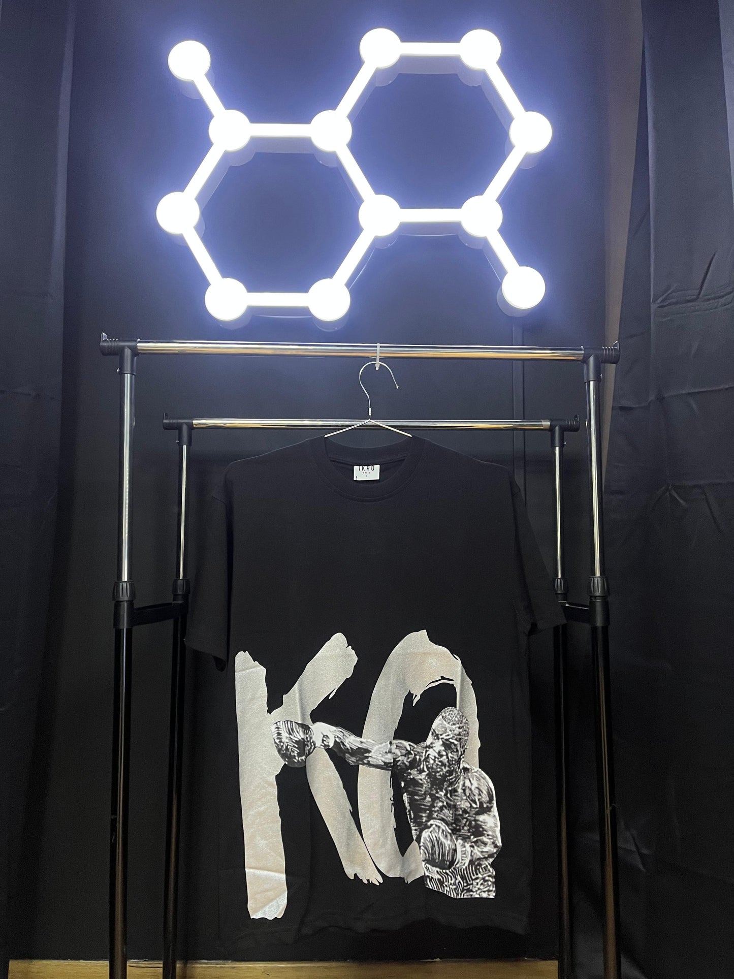 T-shirt KO Boxe Noir – Style Fight & Streetwear Audacieux
