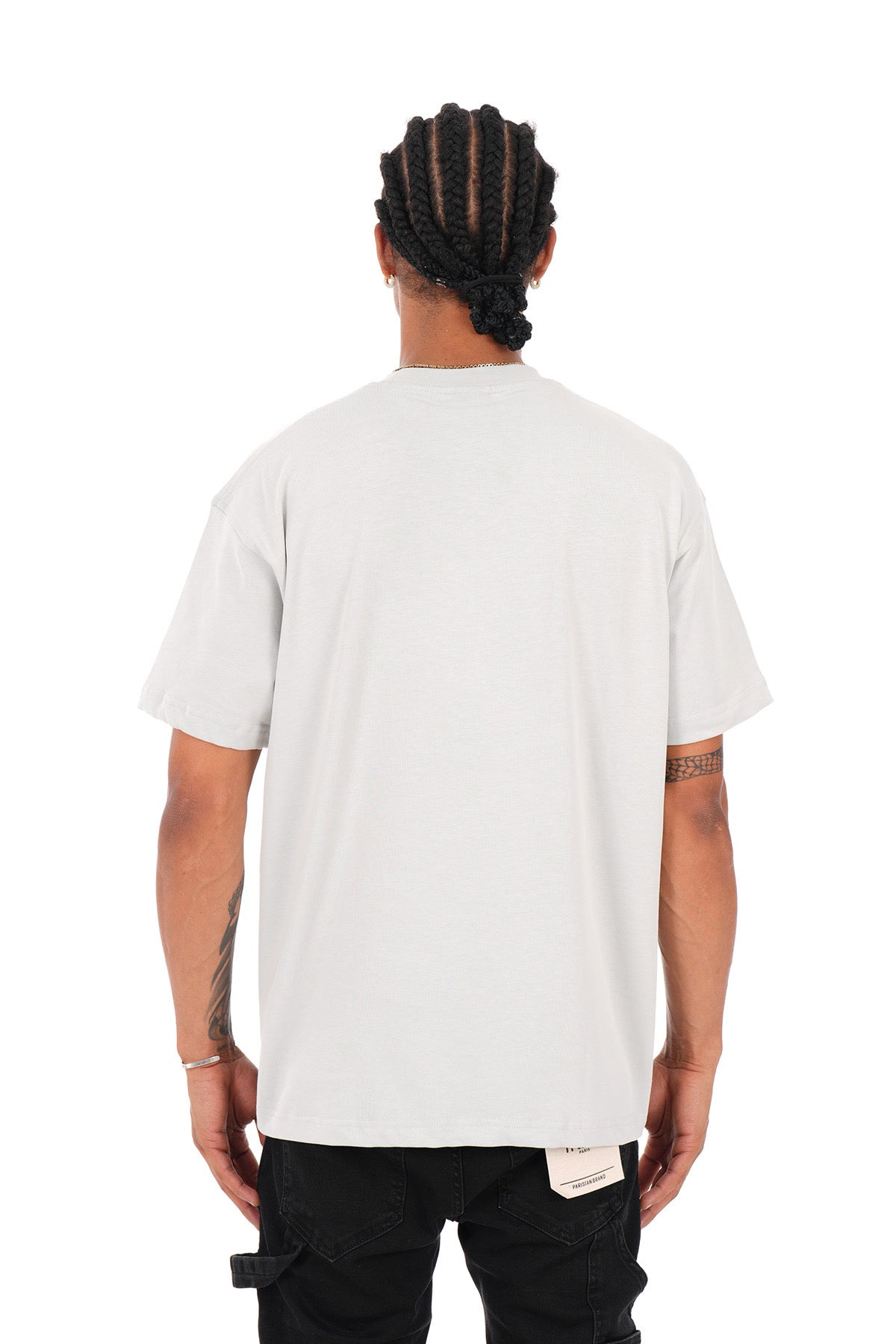 T-shirt Palmier Gris – Style Estival Urbain