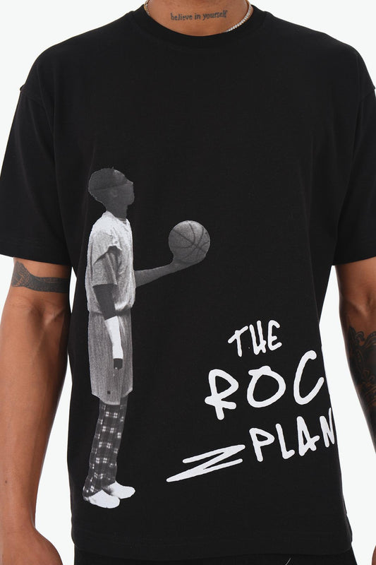 T-shirt Basket Rock 2 Noir – Style Urbain et Sportif