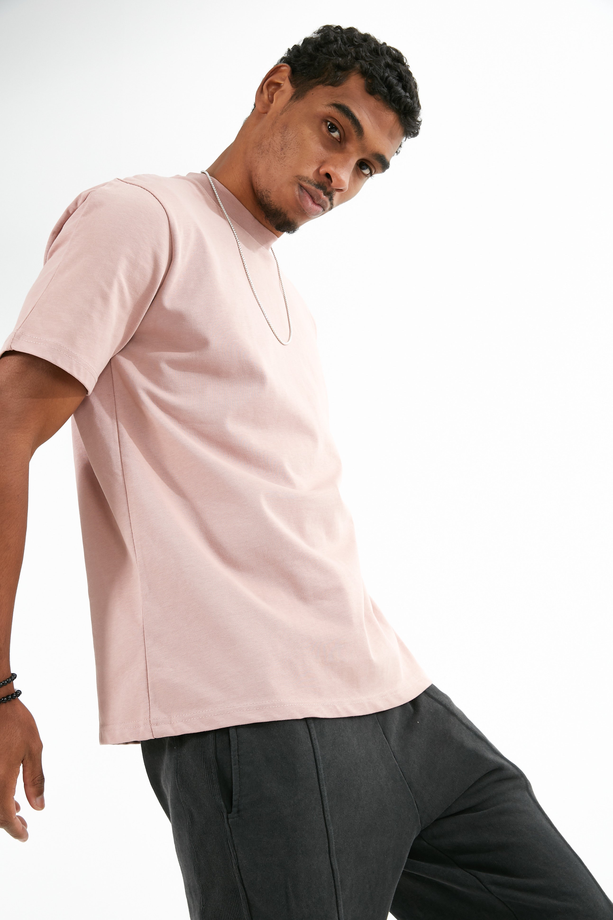 T-shirt Uni Saumon - Premium et Oversize