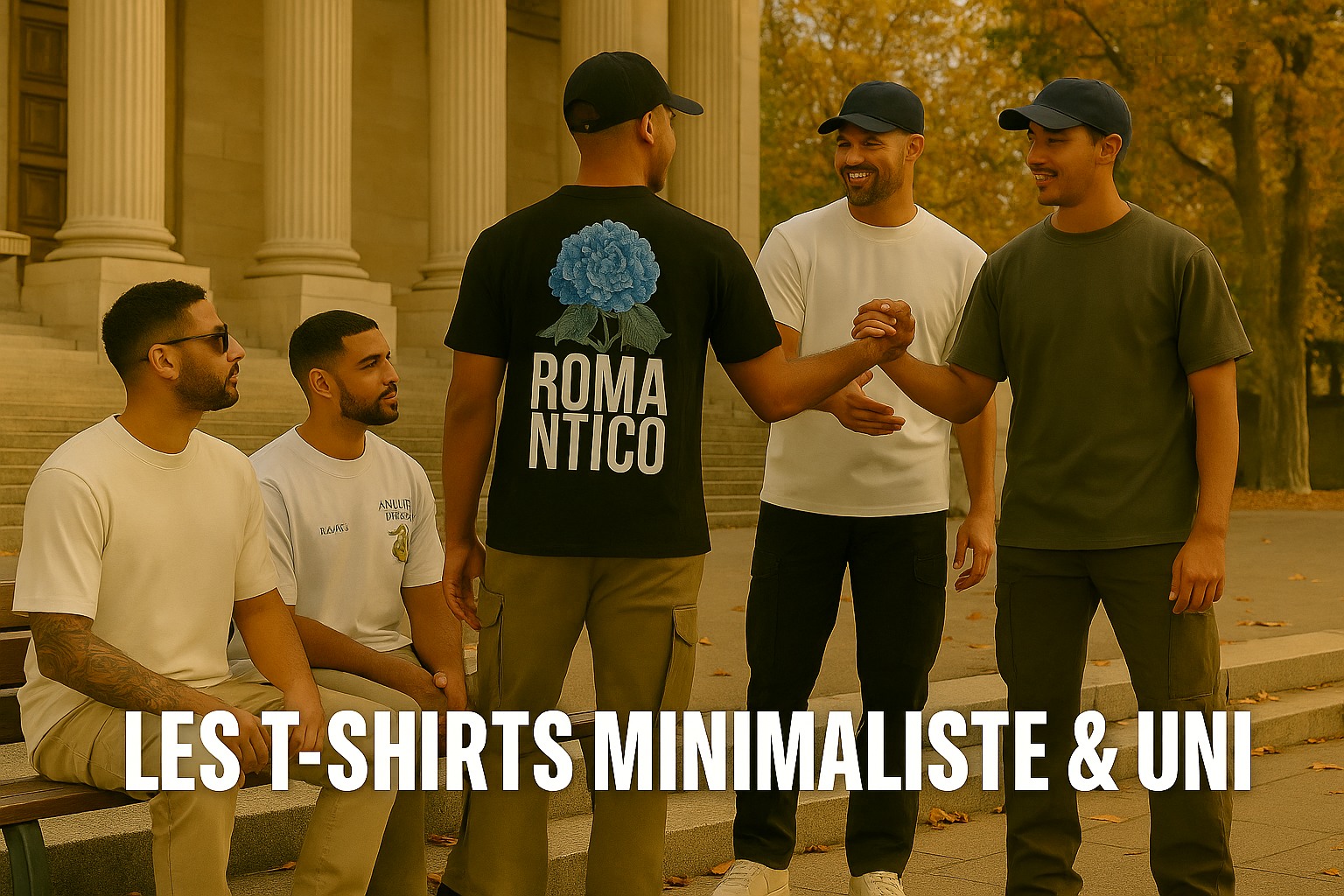 Les T-Shirts à Motifs & Unis