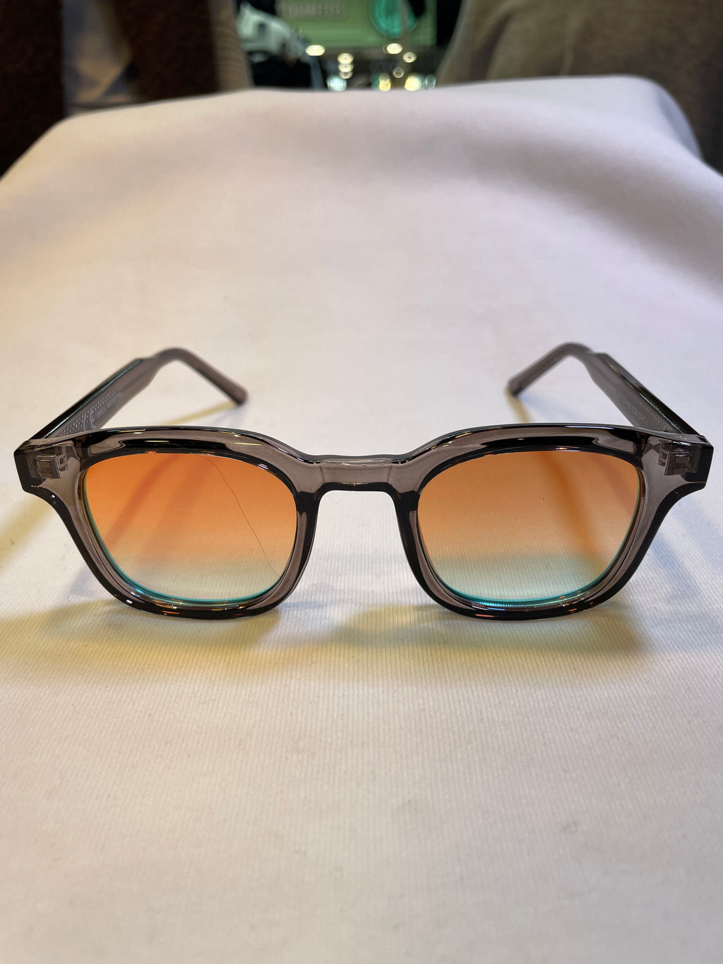 Lunettes TIMAL Marron : verre orange