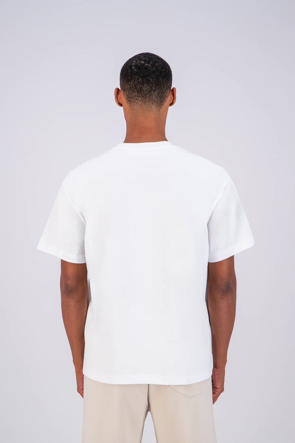 T-shirt LOVE Blanc - Coeur brodé Bleu