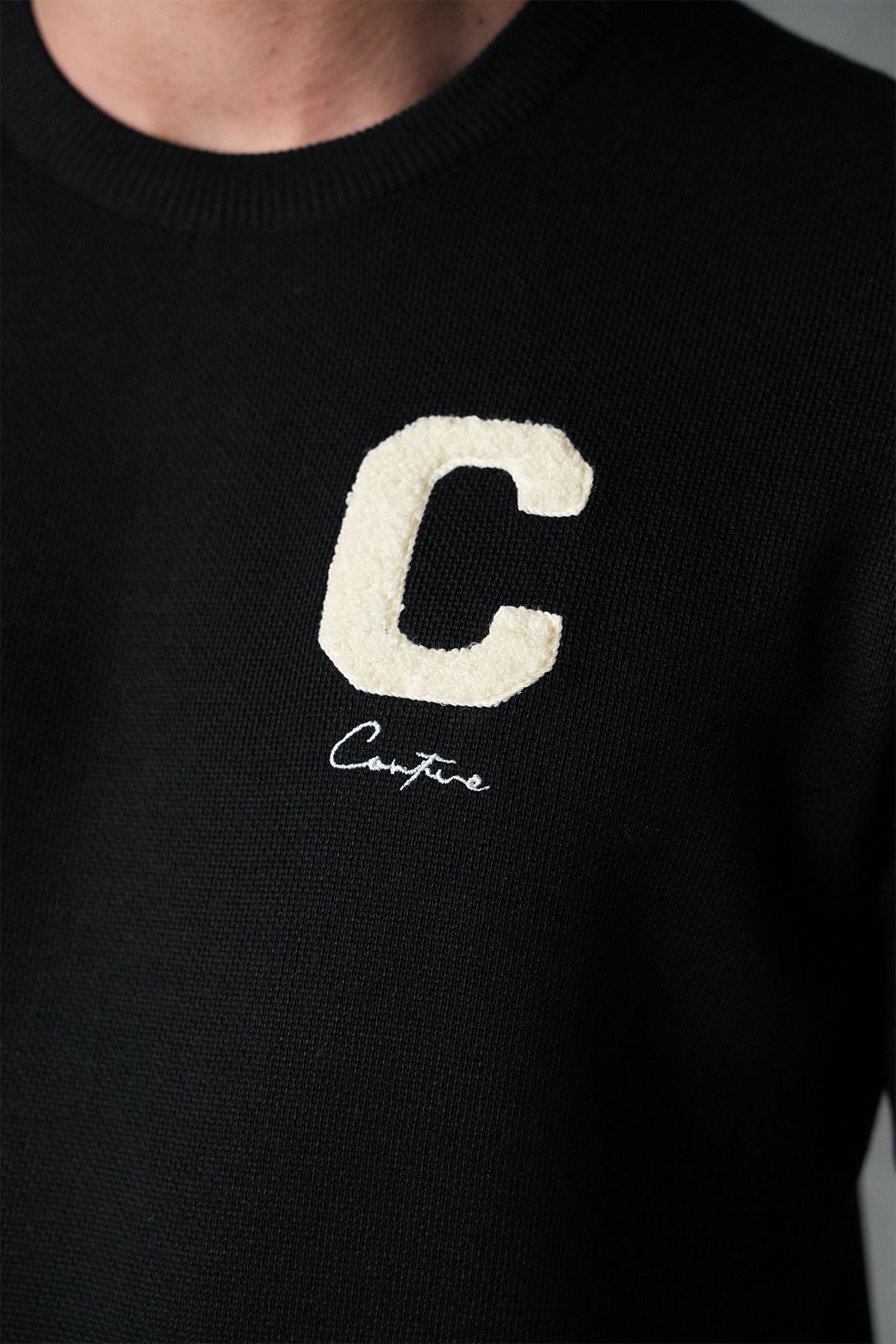 T-Shirt « C » Noir : Coupe Oversive & London Style