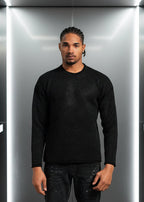 Pull Essentials Noir : Coupe Droite & Mode Minimaliste