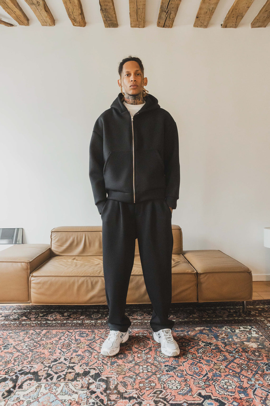 Ensemble Jogging Glasgow Noir : Full Black & Street
