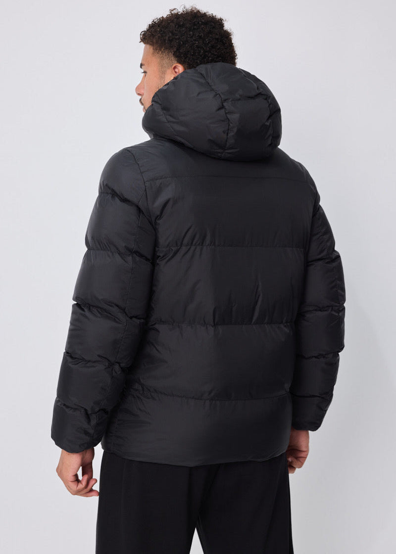 Doudoune Oslo Noire : Capuche & Street