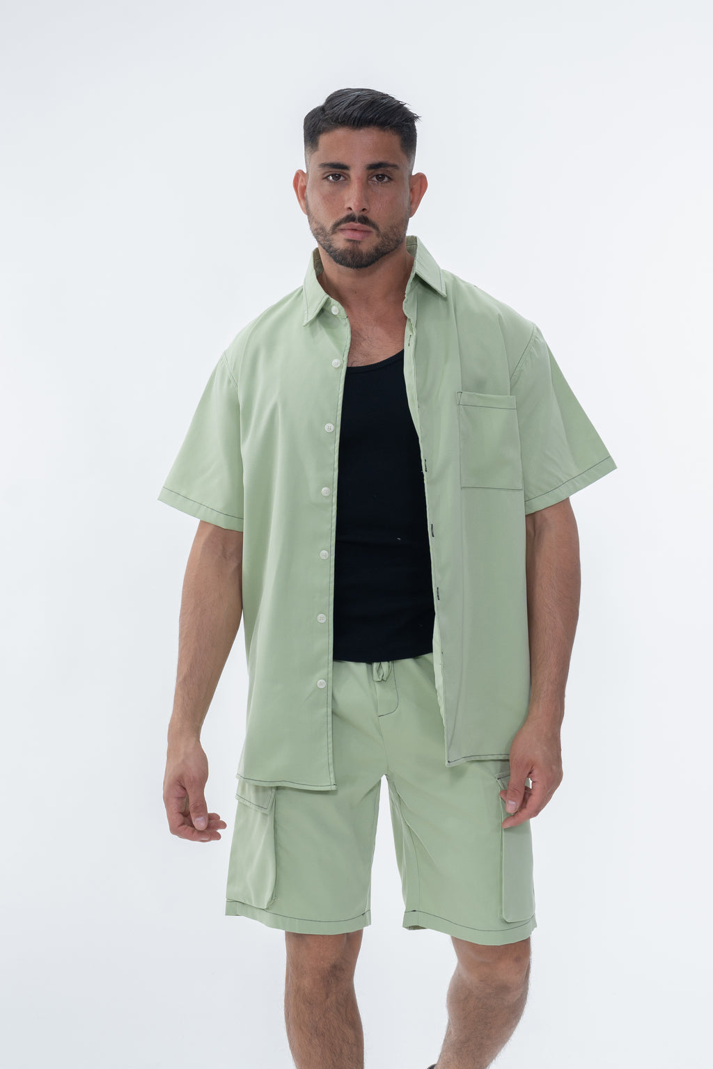 Ensemble Short Toni Vert – La Classe garantie sous le soleil