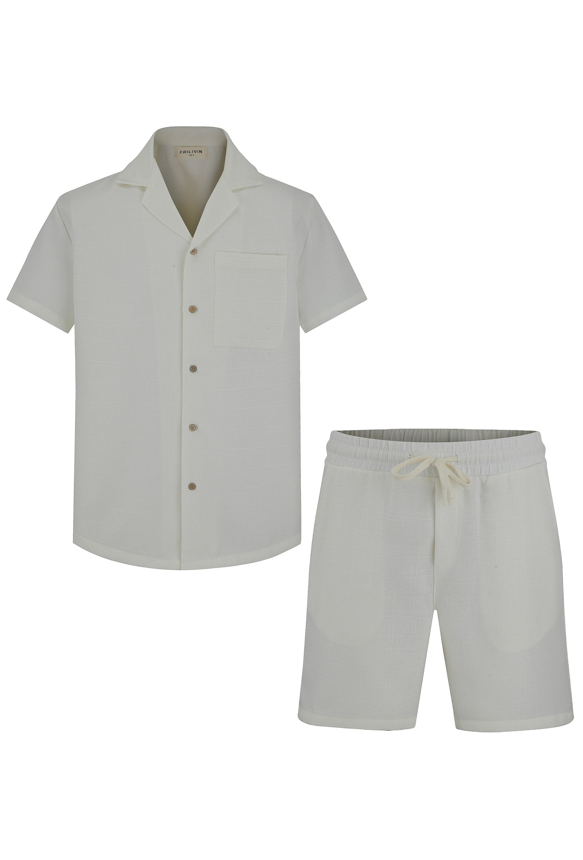 Ensemble Short Montana blanc – Le calme du gentleman