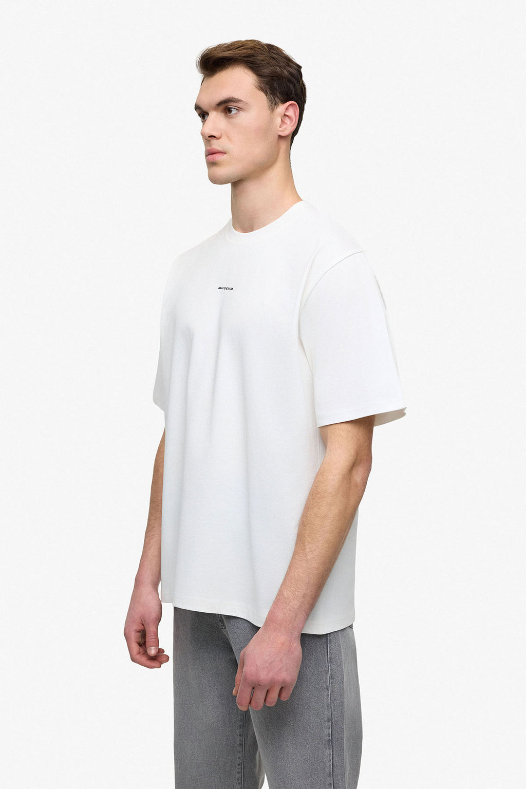 T-shirt Joconde Blanc : Oversize & Art Mode