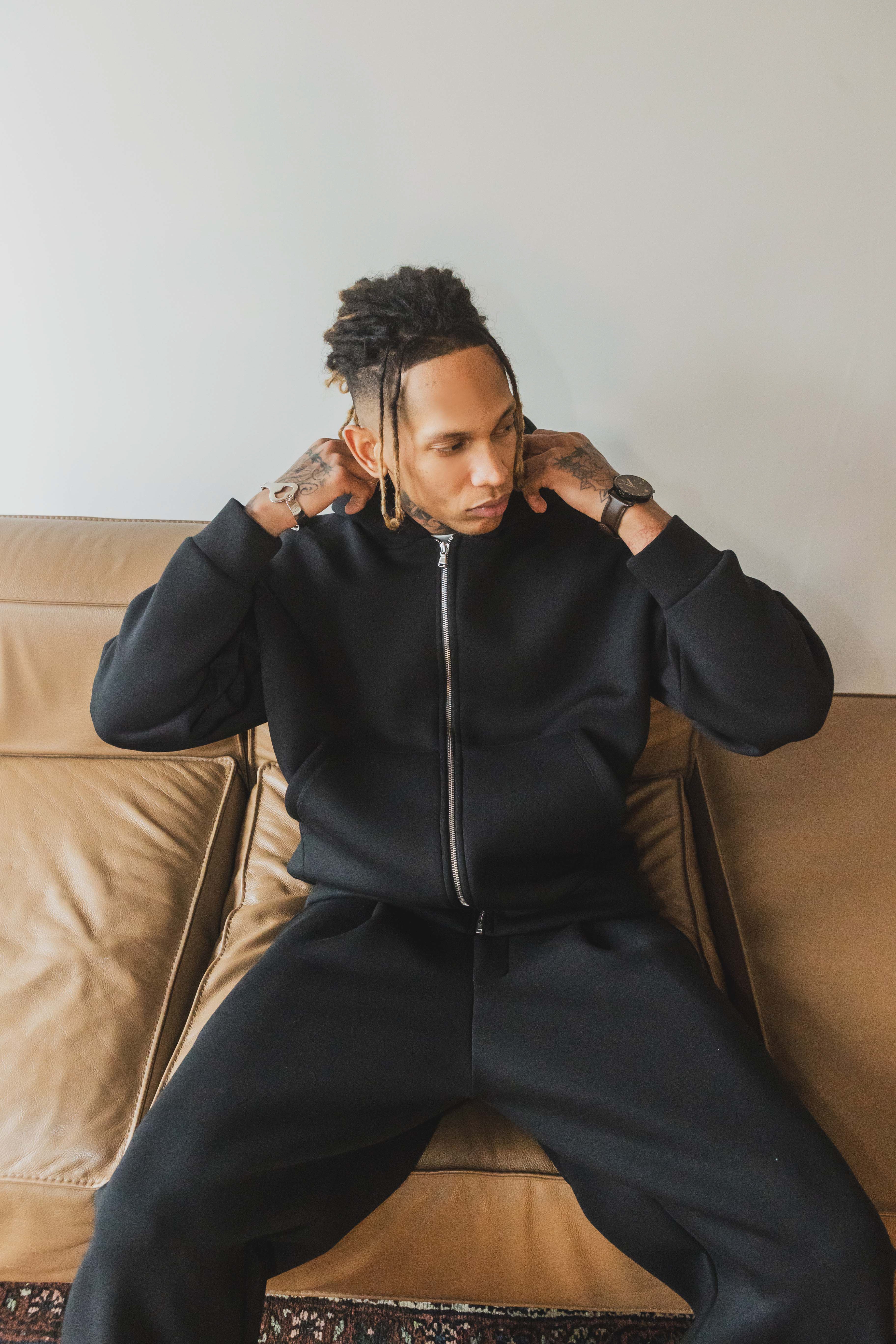 Ensemble Jogging Glasgow Noir : Full Black & Street