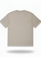 T-shirt Uni Marron clair : Coupe oversize & Style urbain