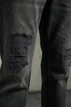 Jeans Orlando Noir : Coupe Droite & Denim Urbain