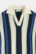 T-shirt St Tropez Blanc, Noir & Bleu : Coupe Oversive & London Style