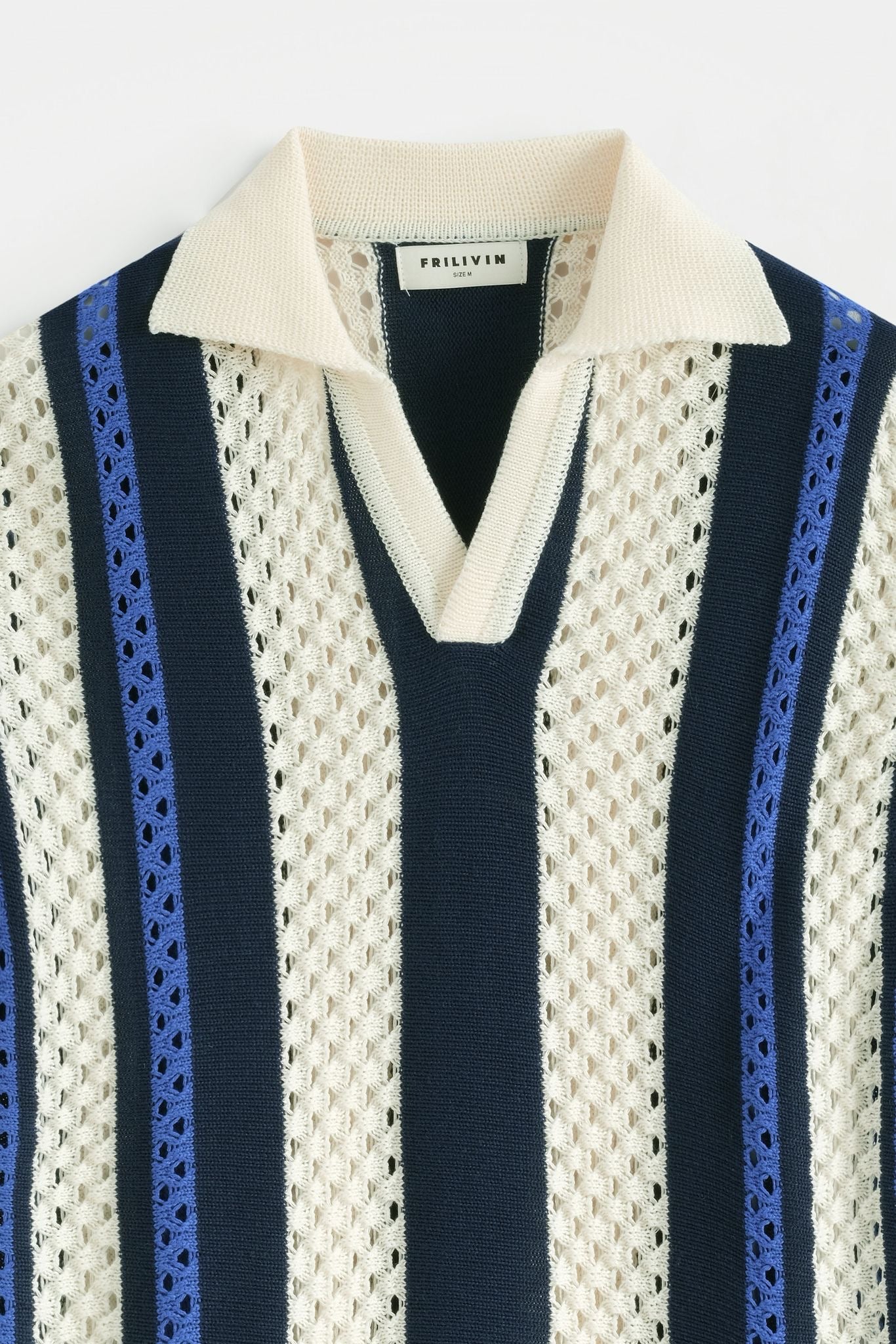 T-shirt St Tropez Blanc, Noir & Bleu : Coupe Oversive & London Style