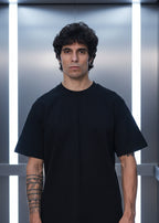 T-shirt Uni Noir : Oversize & Premium