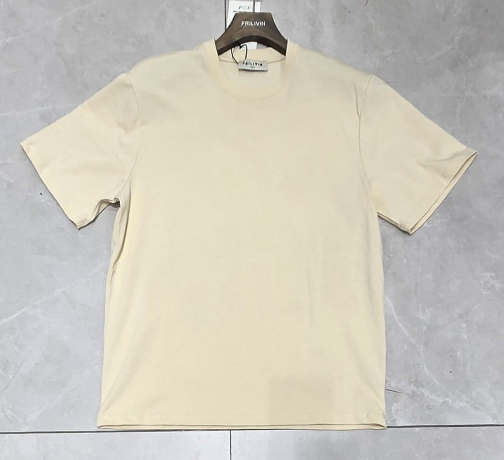 T-shirt Uni Beige - Premium et Oversize