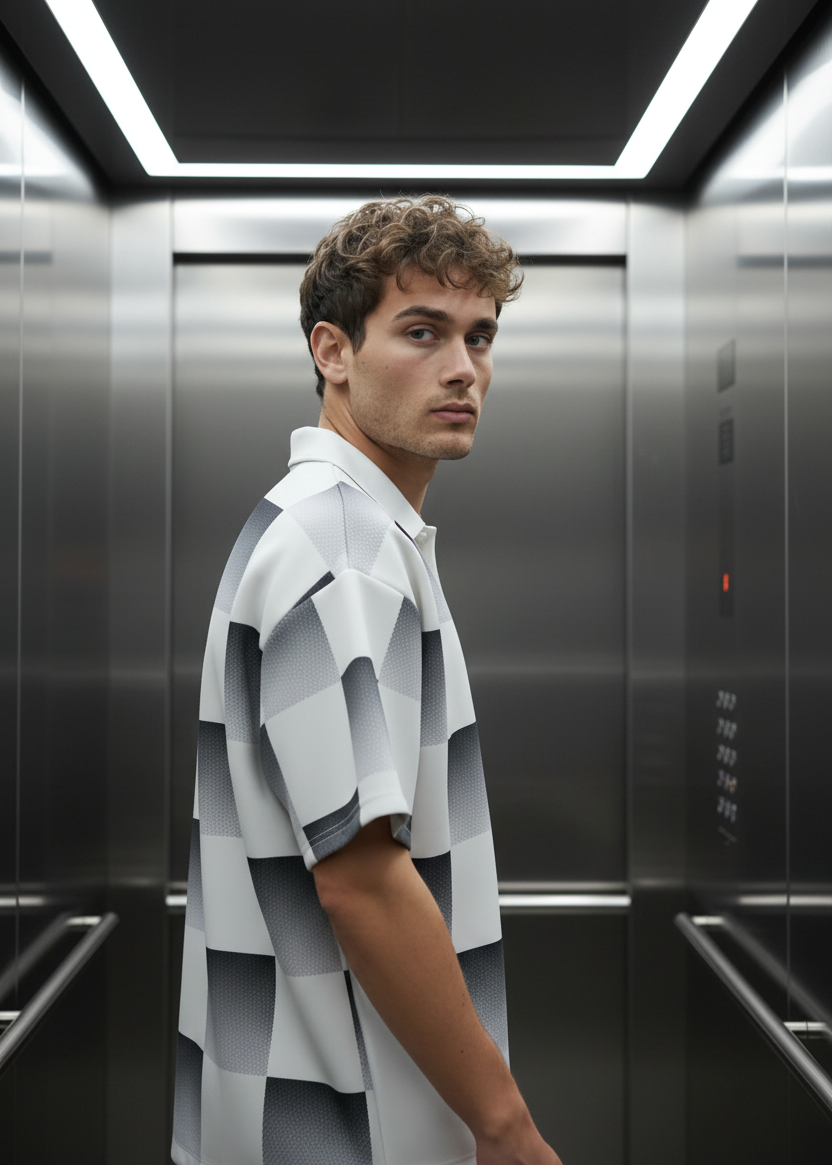 T-shirt Paris Blanc & Noir : Coupe Oversive & London Style