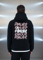 Sweat Amore Noir : Coupe Oversize & Style Love