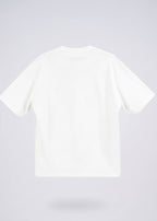 T-shirt LOVE Blanc : Coupe Oversize & Coeur Beige