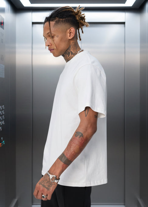 T-shirt Uni Blanc : Oversize & Premium