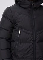 Doudoune Oslo Noire : Capuche & Street