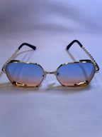 Lunettes NAZA bleu et beige