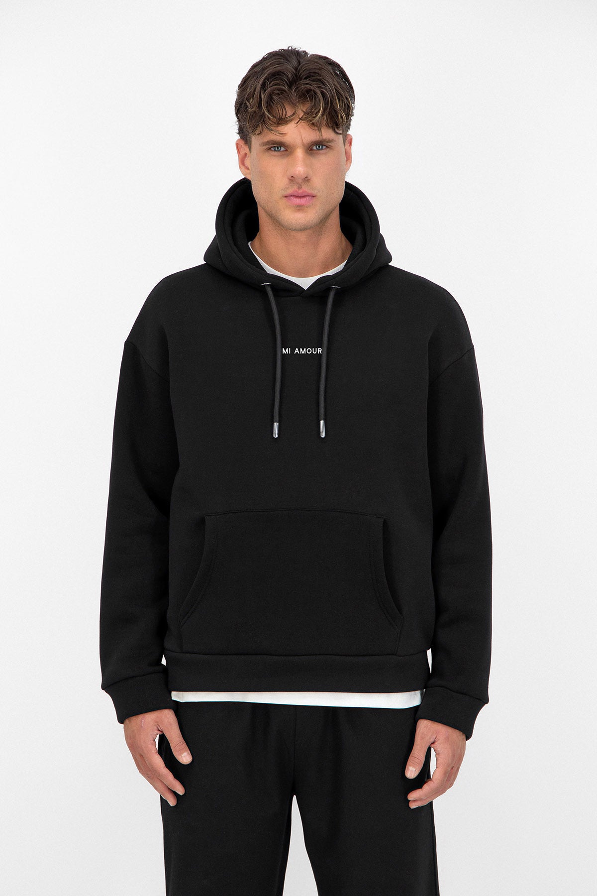 Sweat Amore Noir : Coupe Oversize & Style Love