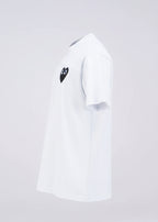 T-shirt LOVE Blanc : Coupe Oversize & Coeur Antracite