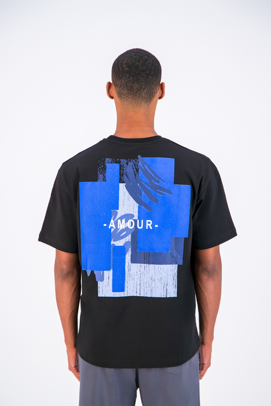 T-shirt Amour Noir - Style Urbain et Modernité