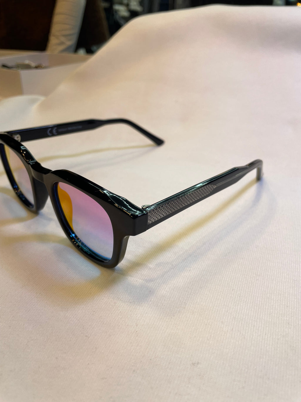 Lunettes TIMAL noire : verre Bleu