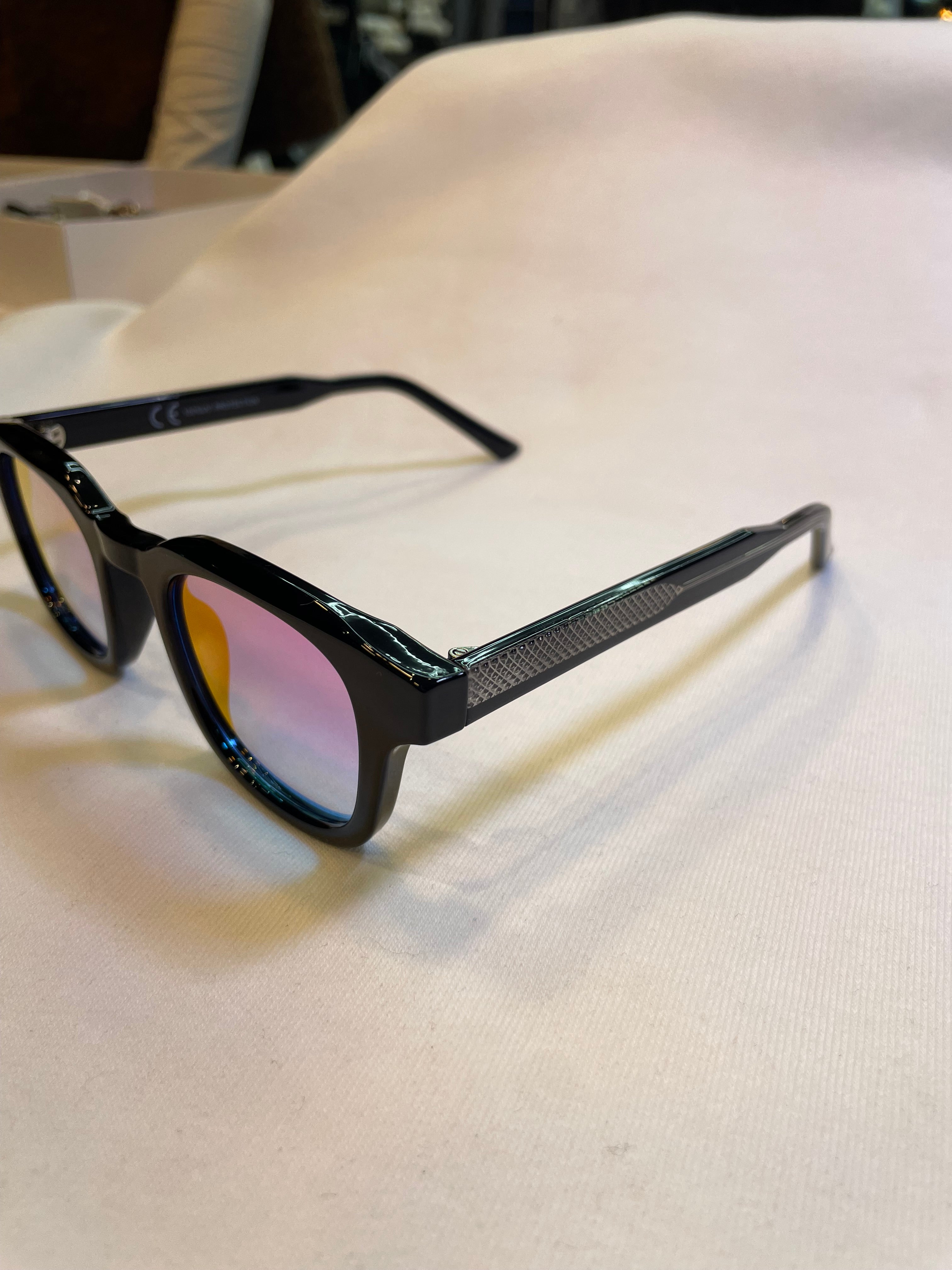 Lunettes TIMAL noire : verre Bleu