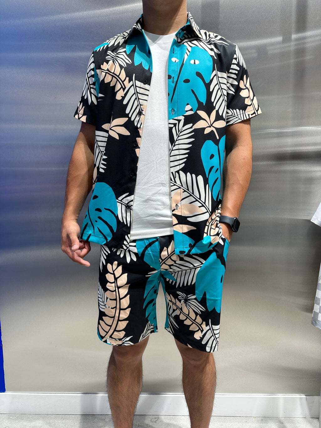 Ensemble Short Pablo Escobar  Noir– Le Latino Hacienda